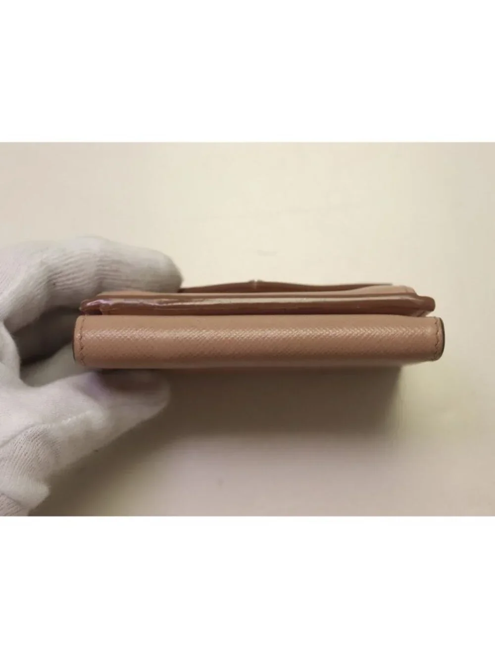 Prada Saffiano Leather Trifold Wallet
